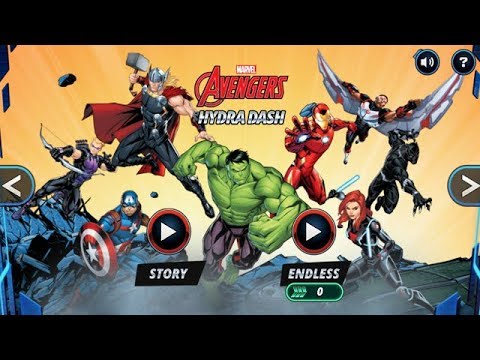 AVENGERS: HYDRA DASH - Avengers Unite!!! - Part 1 [Gameplay, Walkthrough] Video