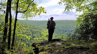 Solo Backpacking the Quehanna Wilds: VISTAS and sneaky snakes. day 2  [trail vlog]