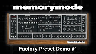 Video thumbnail for Memorymode - Huston Singletary Preset Demo #1 | Cherry Audio by Cherry Audio
