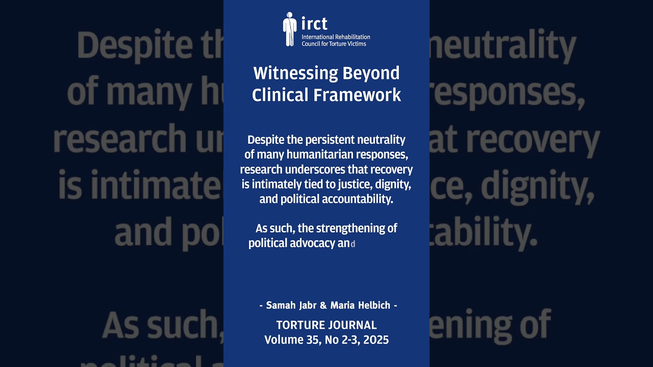 #israel : Witnessing Beyond Clinical Framework