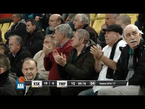 ABA Liga 2016/17, Round 21 match: Karpoš Sokoli - FMP (4.2.2017)