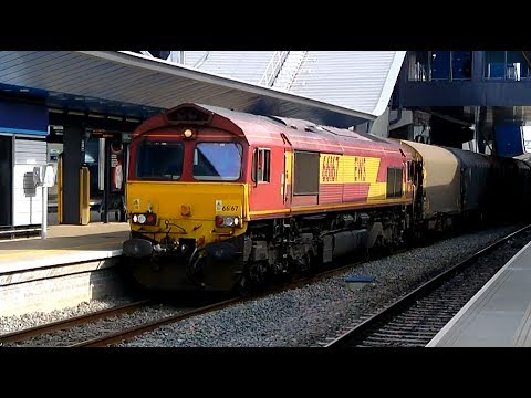 66167 6Vxx 08:12 Dollands Moor Sdgs to Margam T.C. @ Reading 08/03/14