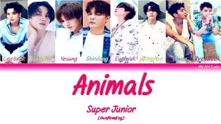 Super Junior (슈퍼주니어) - Animals (선공개) [Han|Rom|Eng] Color Coded Lyrics