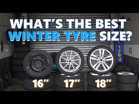 The differences between 16, 17 and 18 inch WINTER tyres tested and explained!