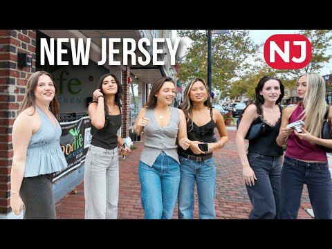 Downtown Red Bank Walk 4K | Fall Afternoon in New Jersey
