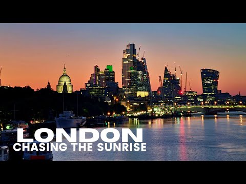 London City Walk: 4AM Walking towards London Tower Bridge ▪︎ CHASING THE SUNRISE