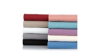 Concierge Collection Microfiber Sheet Set
