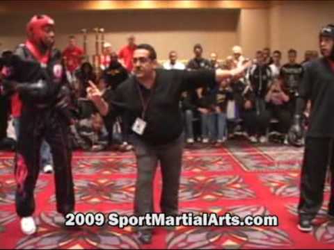 Willie Hicks v Jason Chantori - Men's team sparring - 2009 Amerikick Internationals