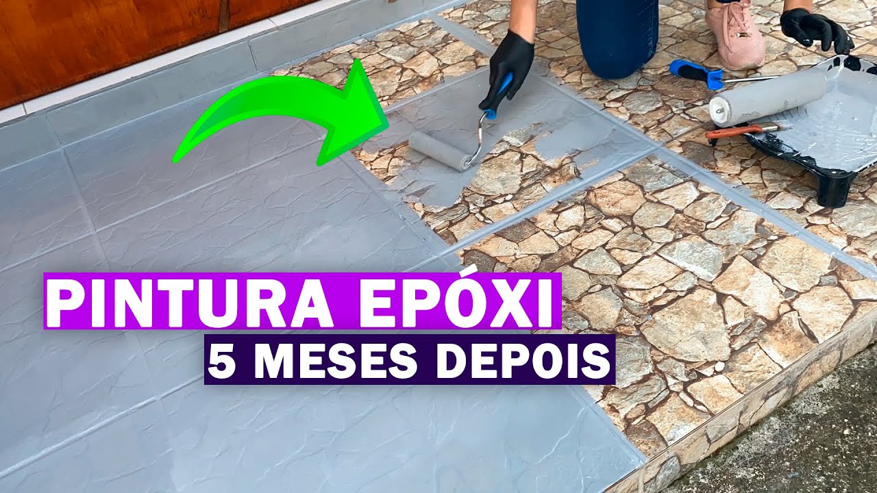 COMO ESTÁ A PINTURA PISO EPÓXI 5 MESES DEPOIS