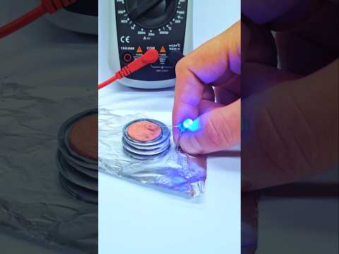 Batterie zuhause bauen - Daniell - Volta Säule - Redox Part 7 #lehrer #science #chemistry #batterie