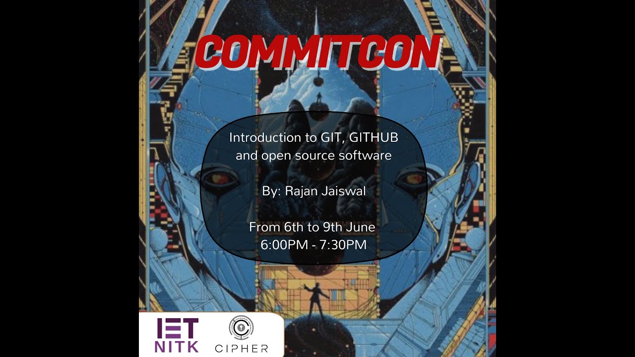 Intro to Github | COMMITCON | Cipher | IET NITK