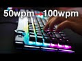 How To Double Your Keyboard Typing Speed 50 Wpm To 100wpm