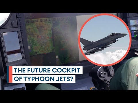 Potential new cockpit for Typhoon fighter jets designed to make pilot's job easier