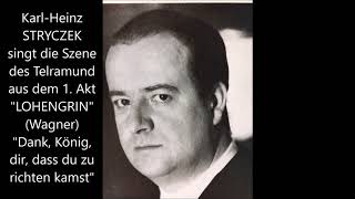 Karl-Heinz Stryczek singt "Dank, König, dir" (Telramund, 1. Akt)