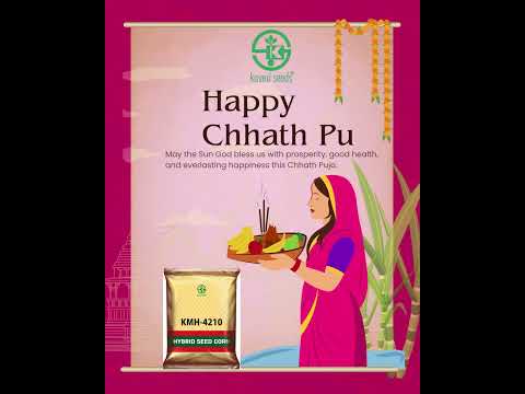 Kaveri Seeds extends warm wishes on the auspicious occasion of Chhath Puja.