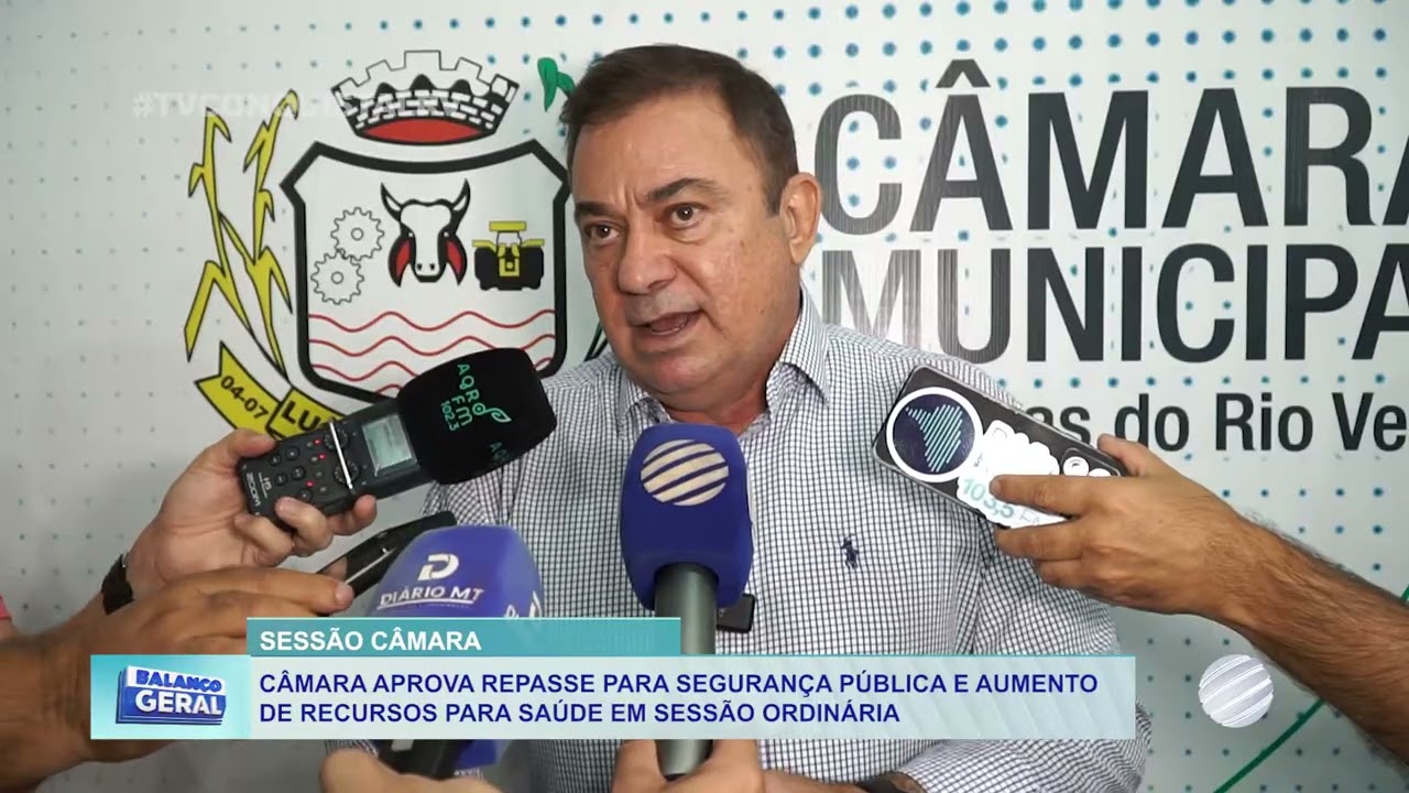Câmara de Vereadores discute novos projetos em sessão plenária | Lucas do Rio Verde.