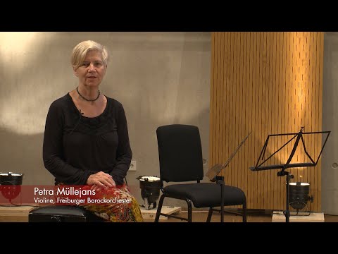 Petra Müllejans, Geigerin im Freiburger Barockorchester  "Ich habe ununterbrochen geübt!"