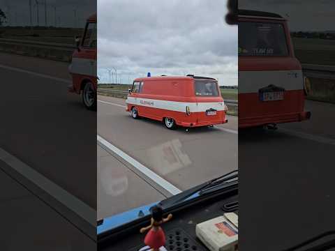 🔥Die Kolonne zieht weiter 🔥#barkas #ddr #ostfahrzeug #autobahn #ossi