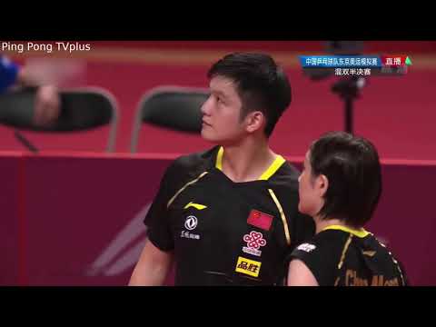 HIGHLIGHTS MATCH|   Fan Zhendong/Chen Meng vs Wang Chuqin/Wang Manyu |  2020 Warm Up Matches