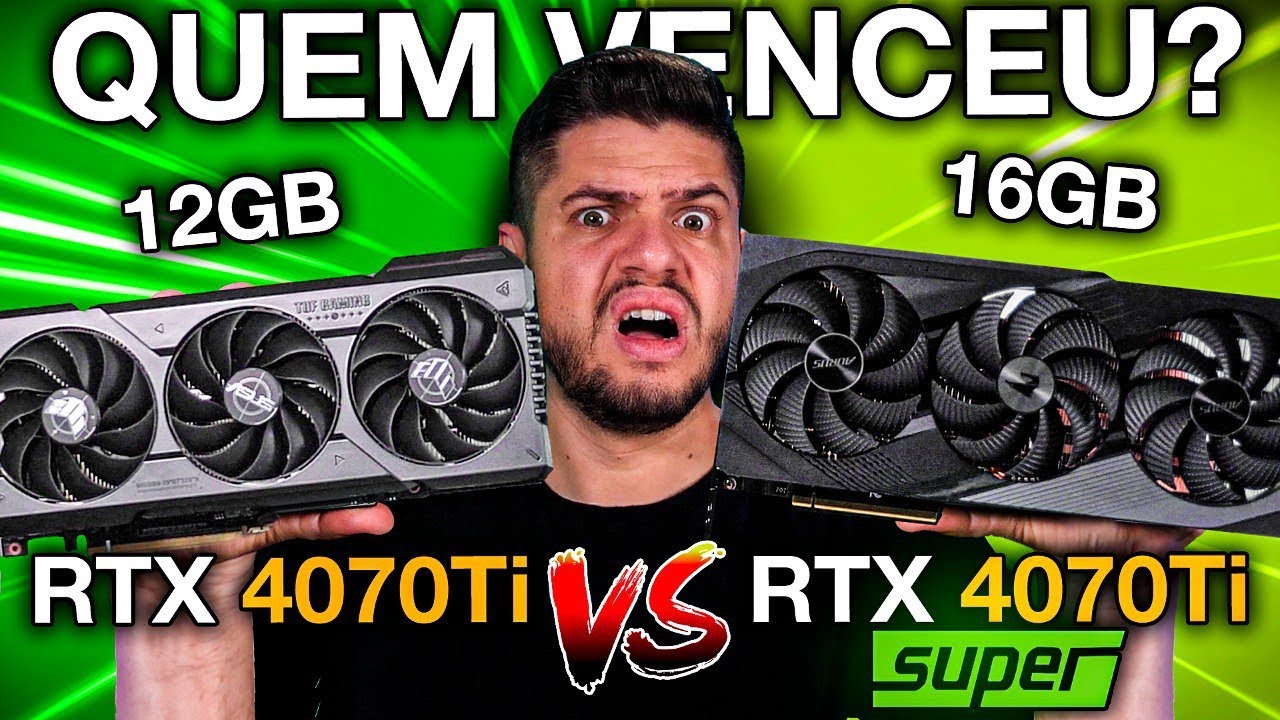 RTX 4070Ti vs RTX 4070Ti Super: DIFERENÇA de DESEMPENHO, TESTES em JOGOS, PREÇO, VALE A PENA?