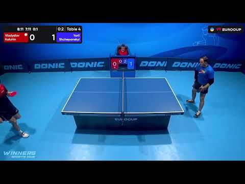 13:15 Vladyslav Kaluhin  - Yurii Shchepanskyi 30.08.2023 TT Euro.Cup Ukraine Star. TABLE 4