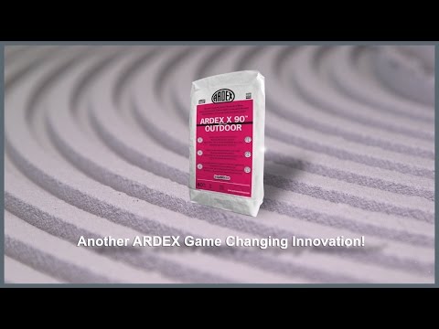 ARDEX X 90 OUTDOOR – MicroteC3 – A new Level in Mortar Standards!