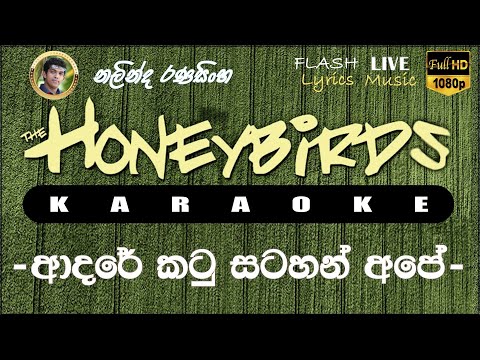 Adare Katu Satahan Ape (Without Voice) ආදරේ කටු සටහන් අපේ කැරෝකේ