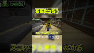 斧かスコップか右左どっち！？#からぴち #minecraft