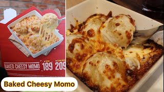 Cheesy Baked Momos from Pizza Hut 🍕🥟