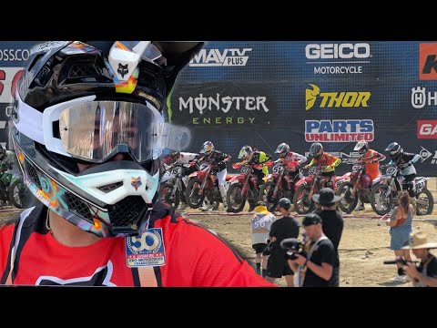 First Time Racing Pro Motocross! Crazy Experience