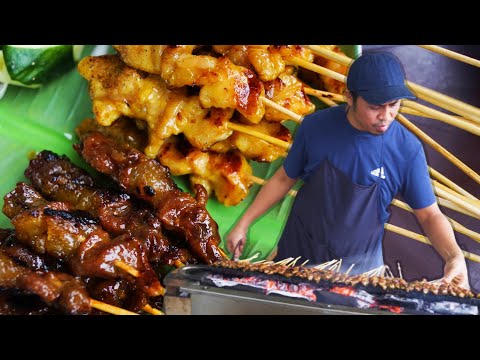 Lendário Satay desde 1951! Comida de rua da Malásia (71 anos)