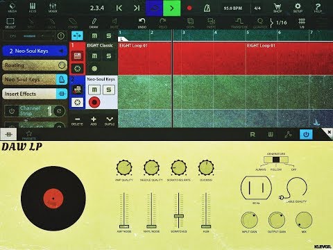 DAW LP AUv3 by Klevgrand - OUT NOW Demo for the iPad