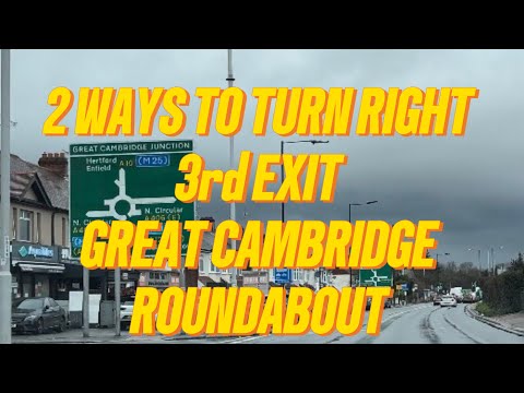 GREAT CAMBRIDGE ROUNDABOUT 3rd EXIT RIGHT. A FAILING HOT SPOT