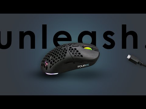 Belaidė įkraunama pelė žaidimams su RGB pašvietimu Fourze GM900, Balta video