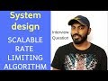 Rate Limiting System Design TOKEN BUCKET Leaky Bucket Sliding Logs