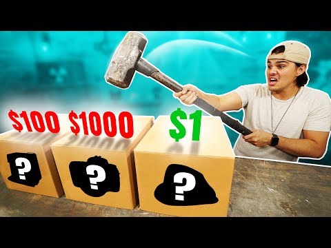 $1 Vs. $1000 Dollar Mystery Box Challenge! Video
