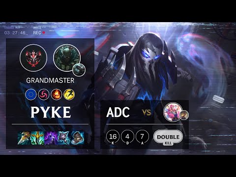 Pyke ADC vs Seraphine - EUW Grandmaster Patch 11.4