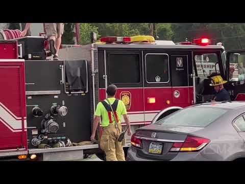 07-12-2021 Bensalem PA - Rescue Crews Arrive For Water Rescue At the Lafayette Gardens Condo