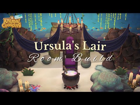URSULA'S LAIR | ACNH Room Build | Animal Crossing: New Horizons Gameplay - 218