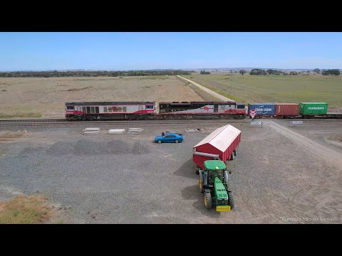 7922V SCT / SBR Dooen To Melbourne Container Train CSR011 & SCT013  (7/12/2023) - PoathTV Railways
