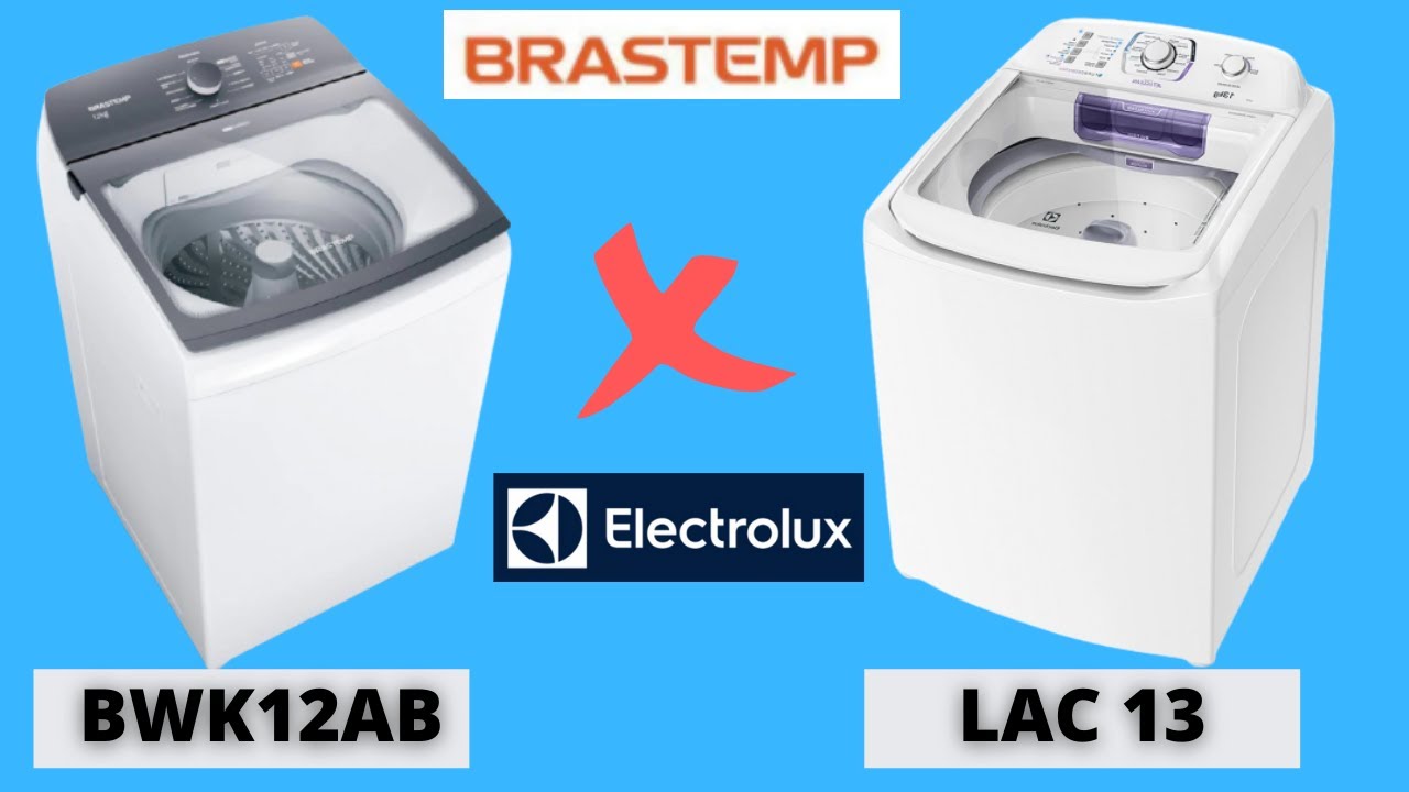 Lavadora LAC 13 ou BWK 12 AB Brastemp - Qual escolher