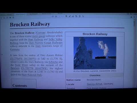 MongoTV_8847 - LOOKING AT GAMER PC HARDWARE - Part 456 - Brocken Railway - Harz - Germany