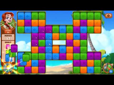 Lost Island Blast Adventure Level 11 No Boosters