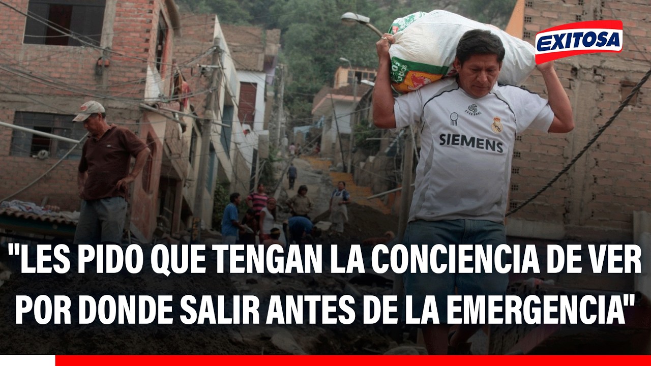 🔴🔵 Ministro de Vivienda pide prevención a familias que viven en zonas de riesgos