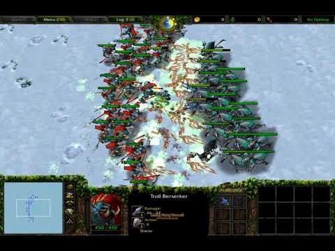 (Comment Request) 50 Troll Berserker vs 33 Crypt Fiend (100 Food) Fully Upgrade 1080p