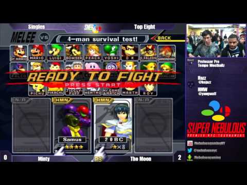 Super Nebulous 4 Top Eight - Minty (Samus) vs The Moon (Marth)