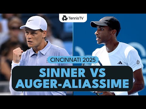 Jannik Sinner vs Felix Auger-Aliassime | Cincinnati 2025 Highlights