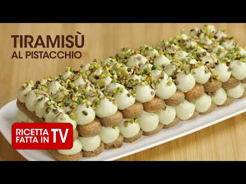 Ricetta Facile del TIRAMISÙ AL PISTACCHIO di Benedetta Rossi - Ricetta TV Fatto in Casa per Voi