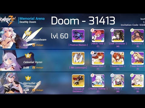 [HI3 SEA] (EX MA) | Deathly Doom - 31,413pts. | KMB (lvl 60 pri) CH HoS