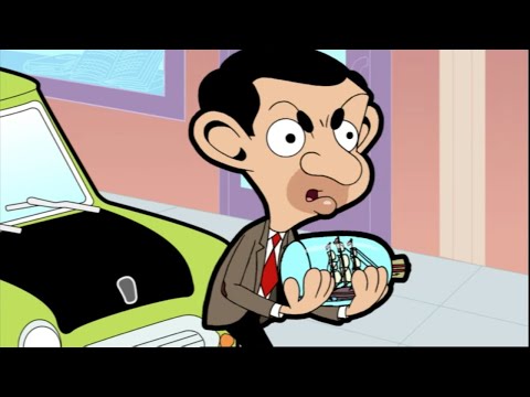 Capa de Procure o navio na garrafa | Mr. Bean em Português